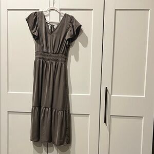 GAP Greige Midi Dress